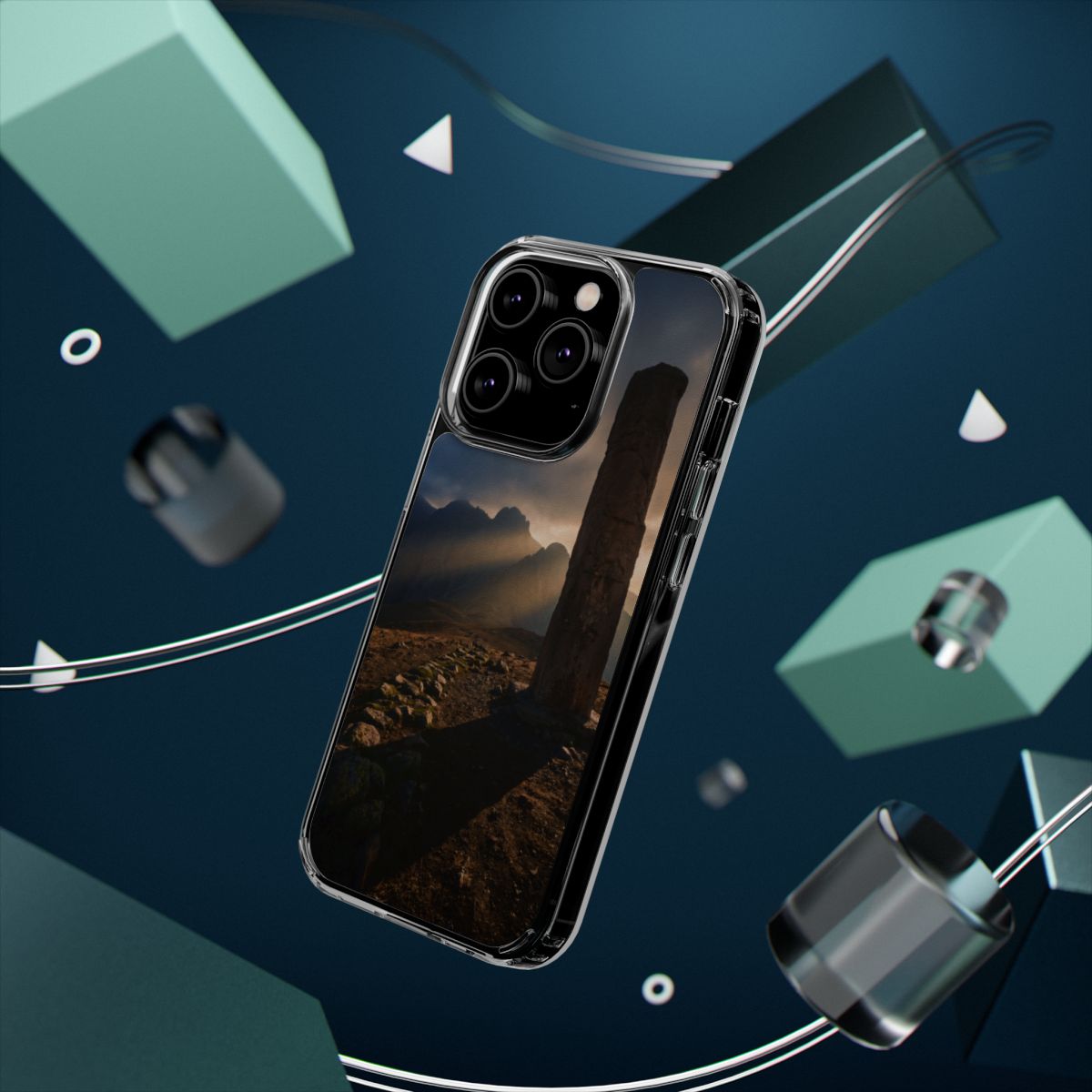 Clear Impact-Resistant Cases - Clear Case - Mystic Mountain...