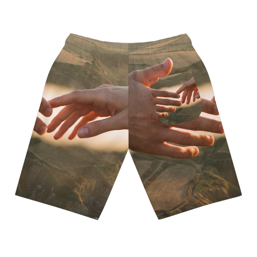 Men's Athletic Long Shorts - The Infinite Touch | Ethereal...