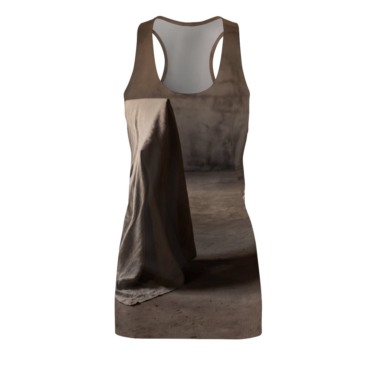 Women's Cut & Sew Racerback Dress - Draped Architectural...