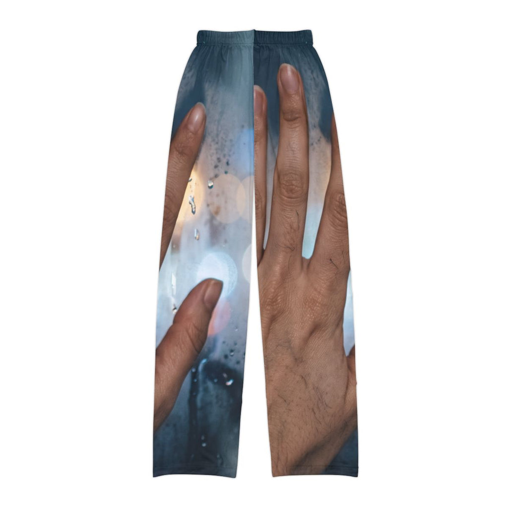 Kids Lounge Pants Rainy City Window Art