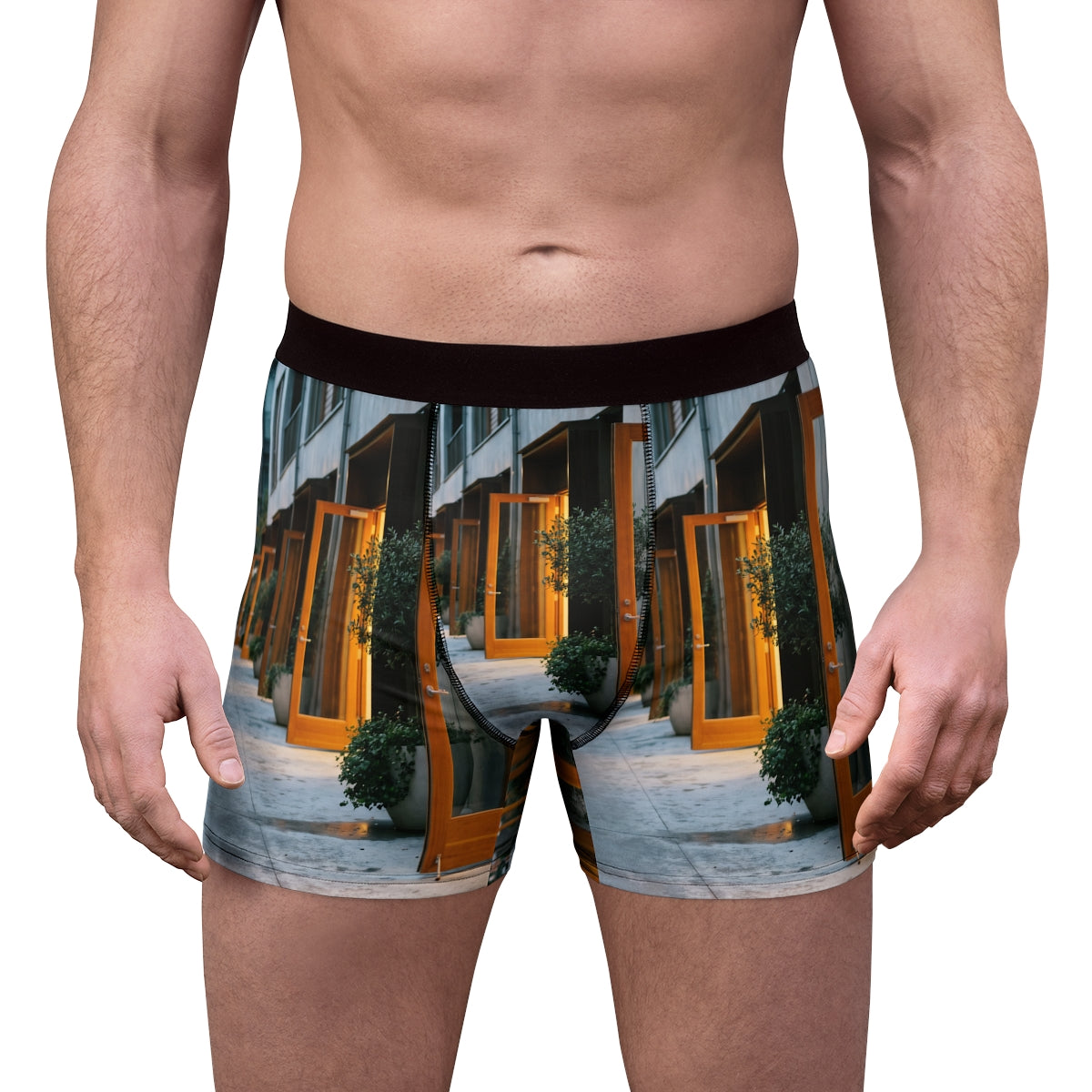 Men's Boxer Briefs - Twilight Promenade | Echovira Gallery