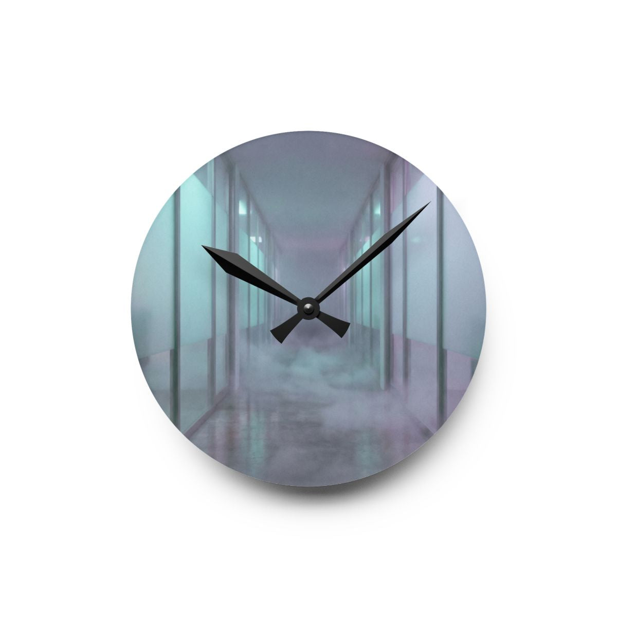 Acrylic Wall Clock - Liminal Dreamscape | Echovira Gallery