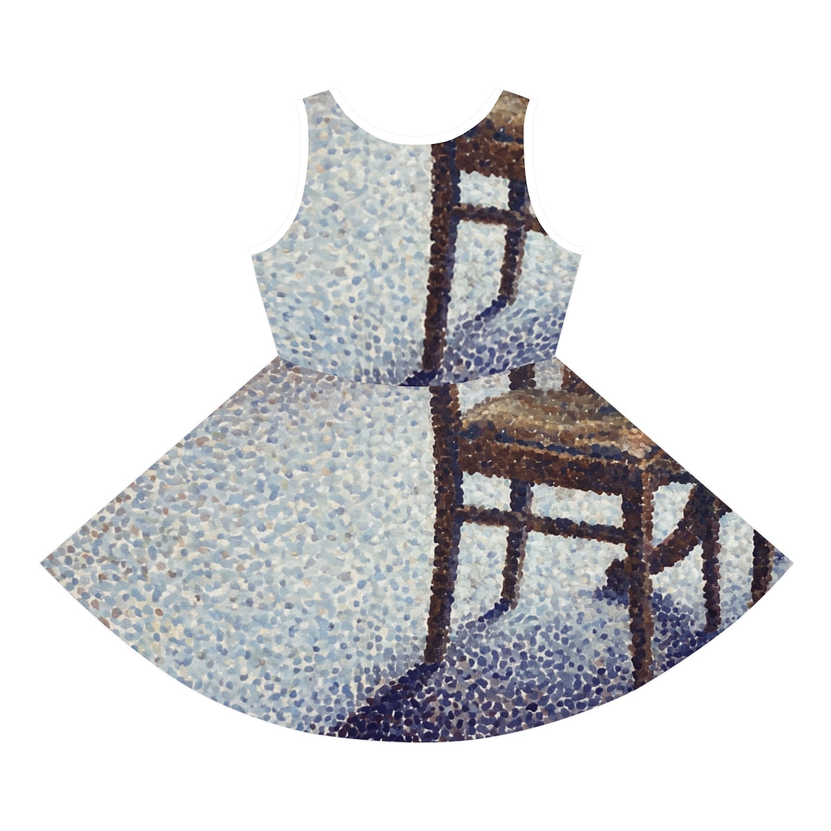 Girls' Sundress with Fine Art Chair Print