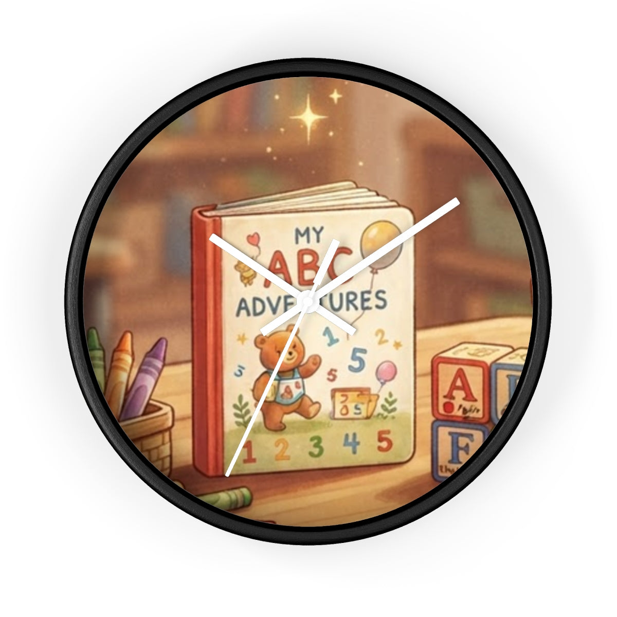 Wall Clock - ABC Classroom Learning Time | Echovira Gallery