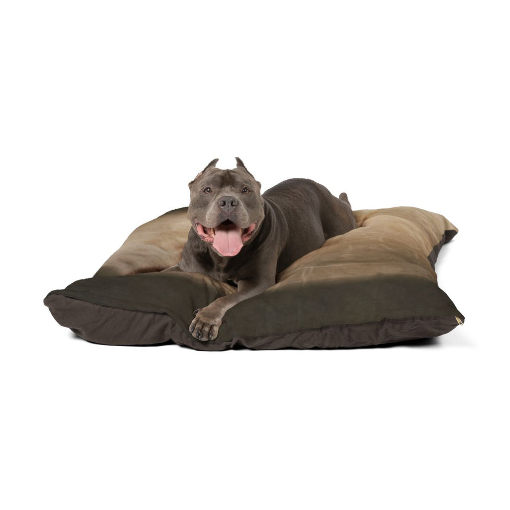 Pet Bed - Shadows of the Citadel moody architectural print |...
