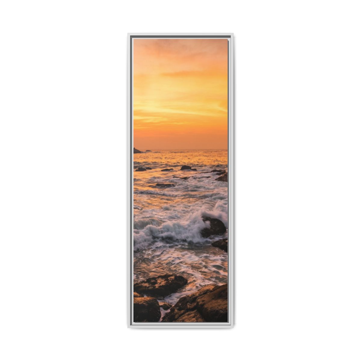 Framed Matte Canvas - Majestic Golden Coast