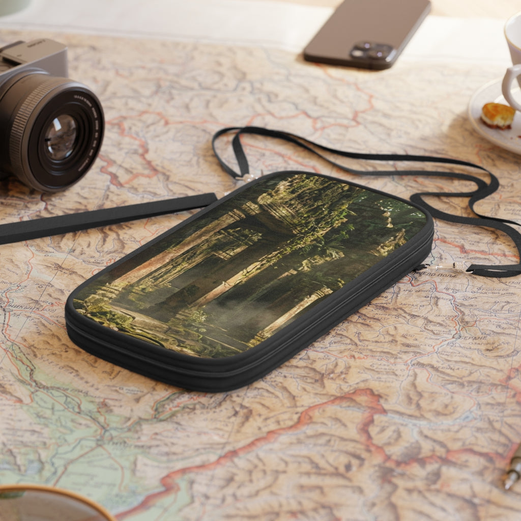 Passport Wallet - Ancient World Voyager | Echovira Gallery