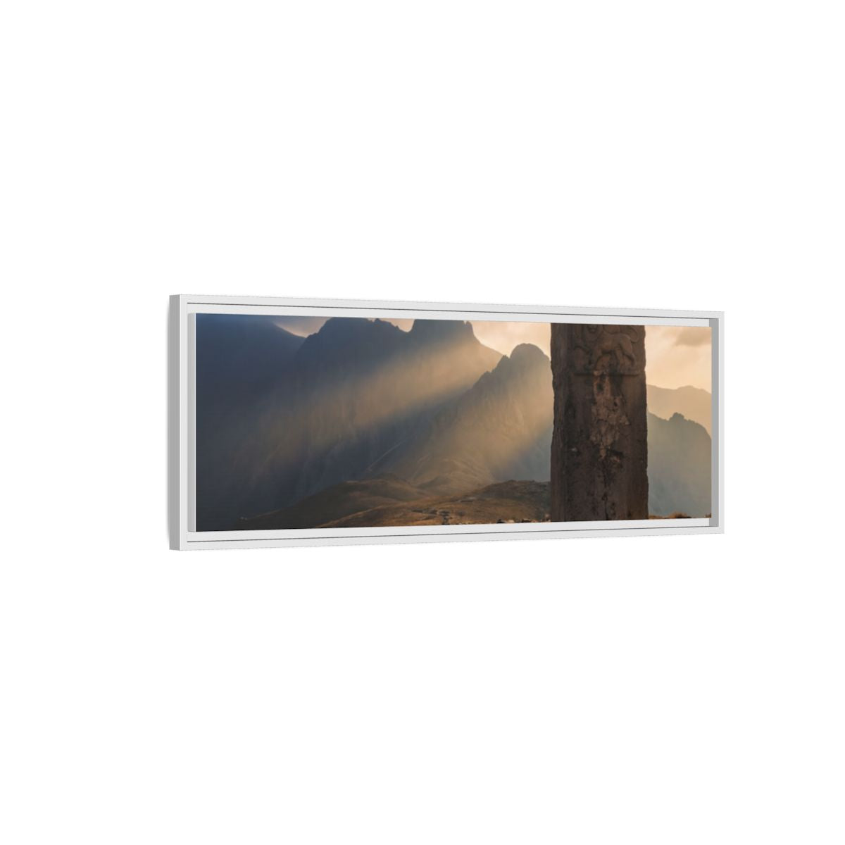 Framed Matte Canvas - Sun Peak