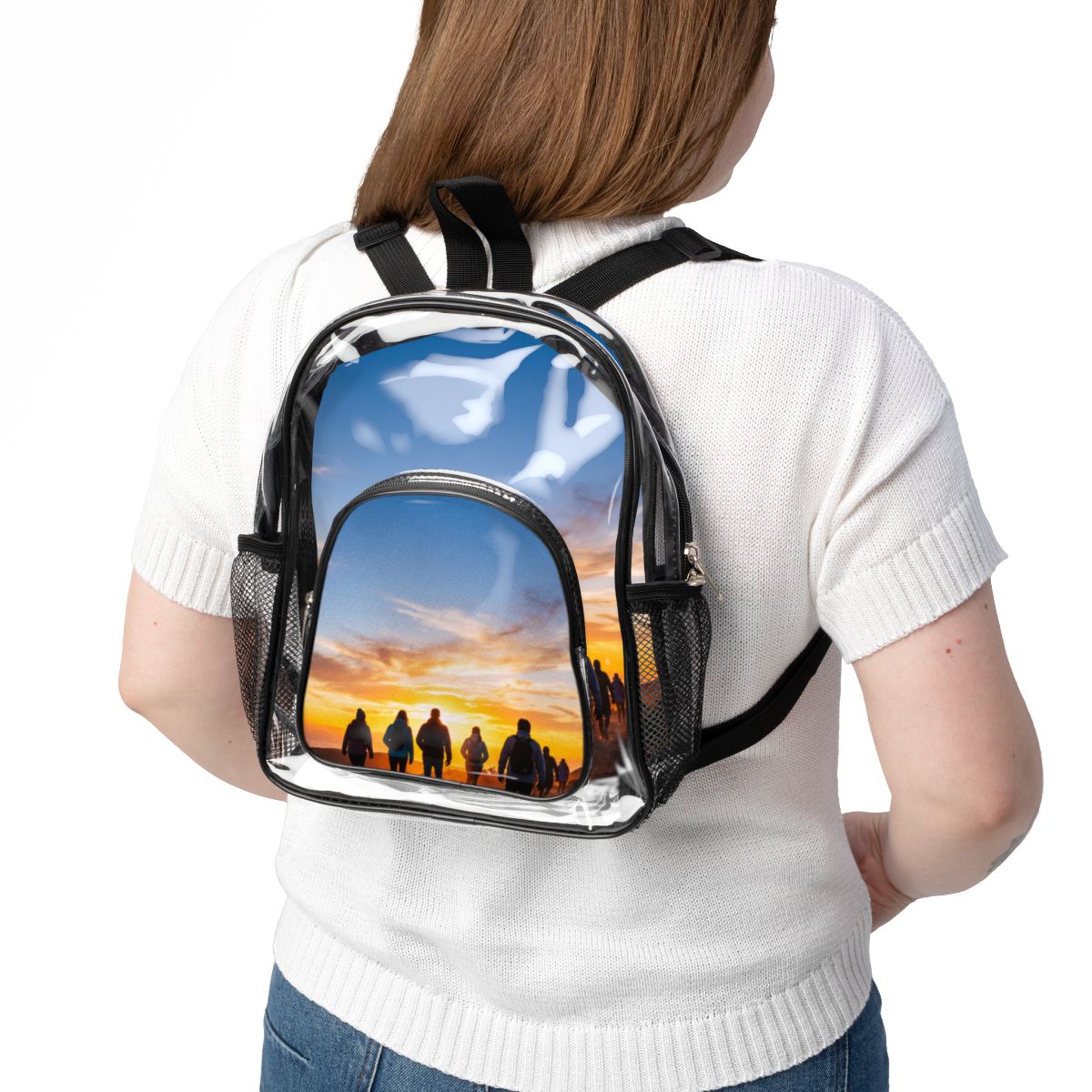 Clear Stadium Backpack - Sunset
