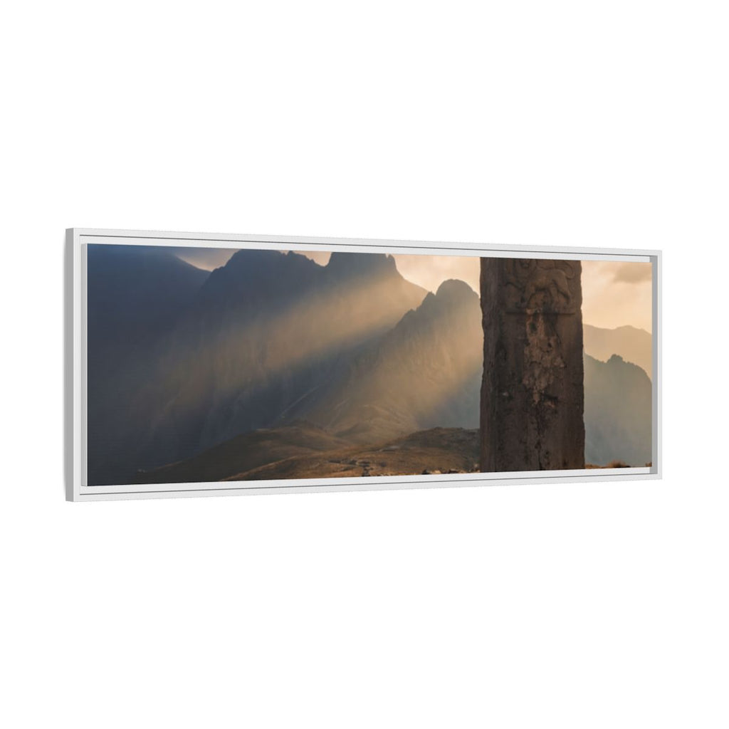Framed Matte Canvas - Sun Peak
