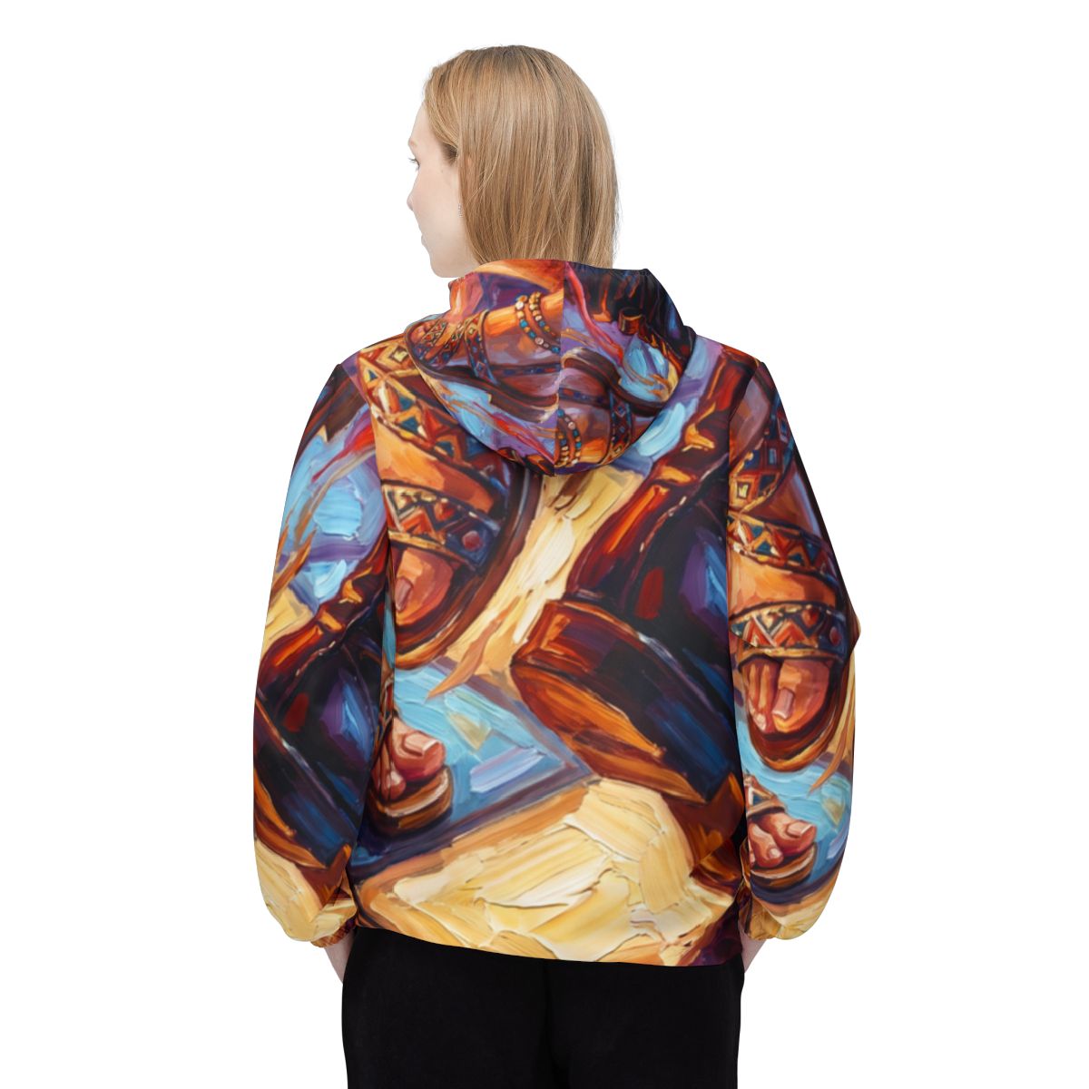 Unisex Windbreaker - Festival Rhythm | Echovira Gallery