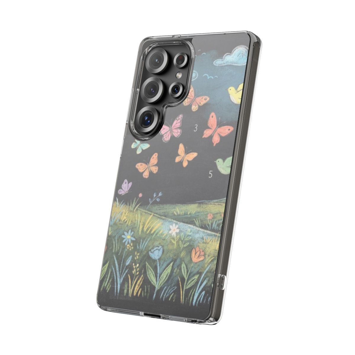 Clear Impact-Resistant Cases - Clear Phone Case - Meadow......