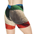 Women's Biker Shorts - Flag