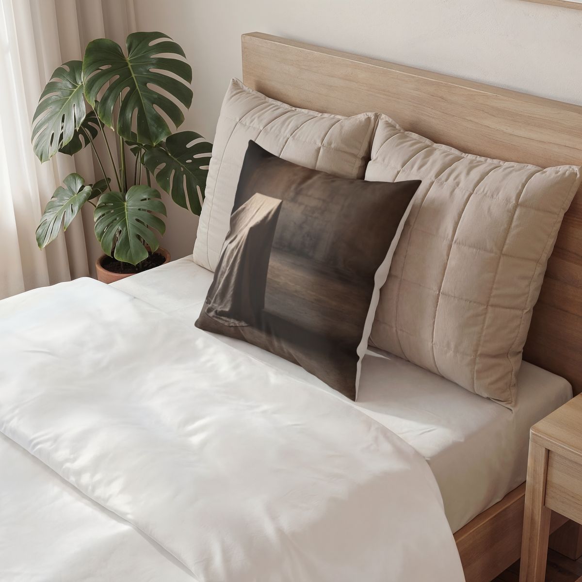 Poly Velvet Pillow - Brutalist Softness