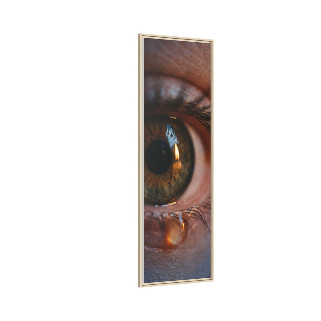 Matte Canvas, Framed - Luminous Tear