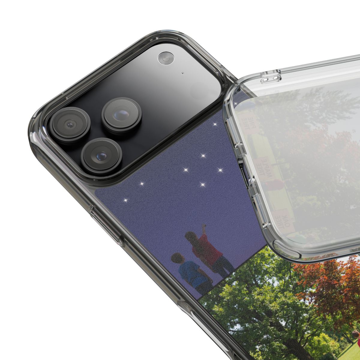 Clear Impact-Resistant Case - Starry Shield
