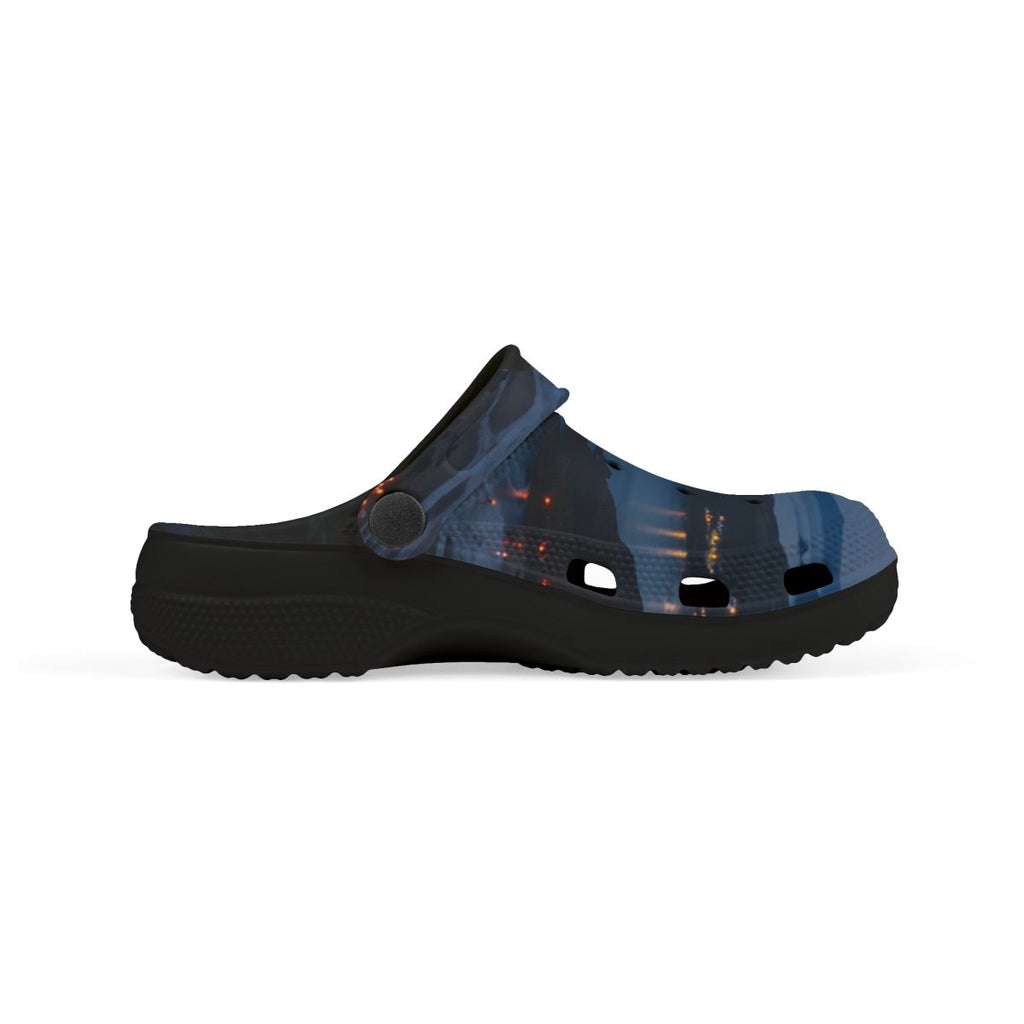 Kids' Coastal Bonfire Seascape Clogs