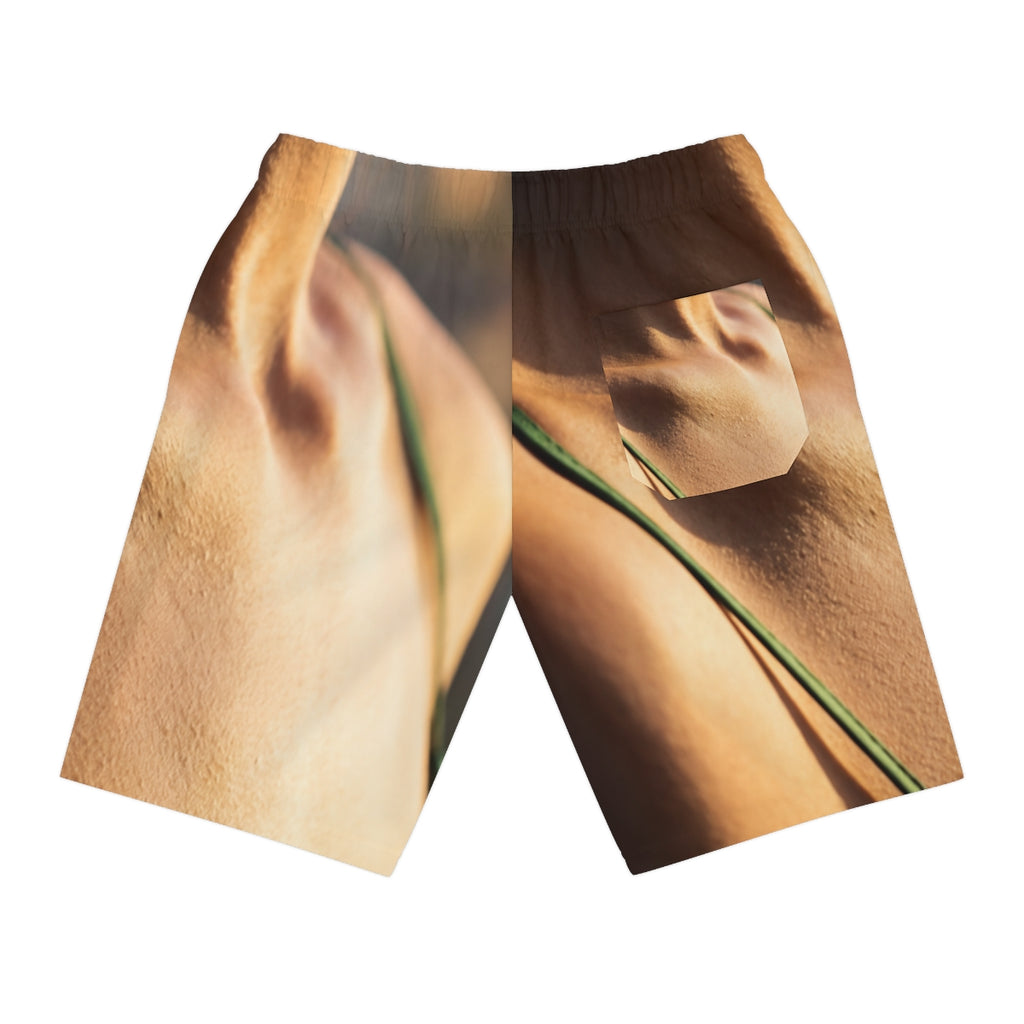 Athletic Long Shorts - Sunlit Stride