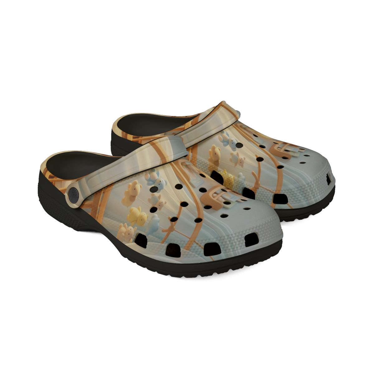 Soft Blue EVA Foam Shoes - Casual Comfort