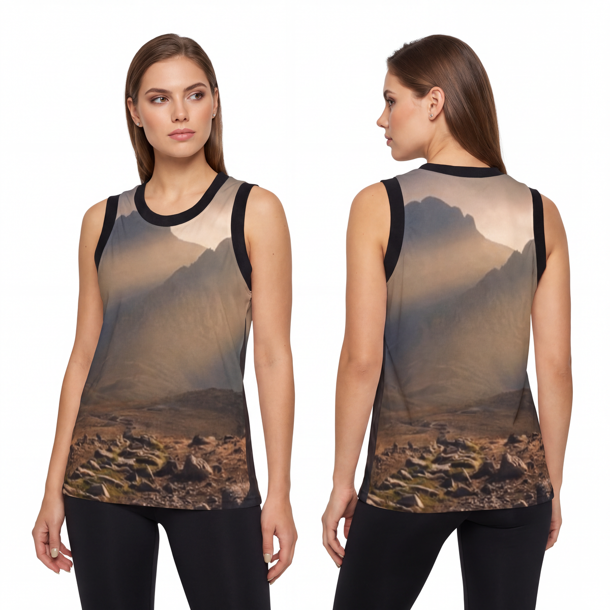 Unisex Basketball Jersey - Mystic Monolith Ancient Persian...