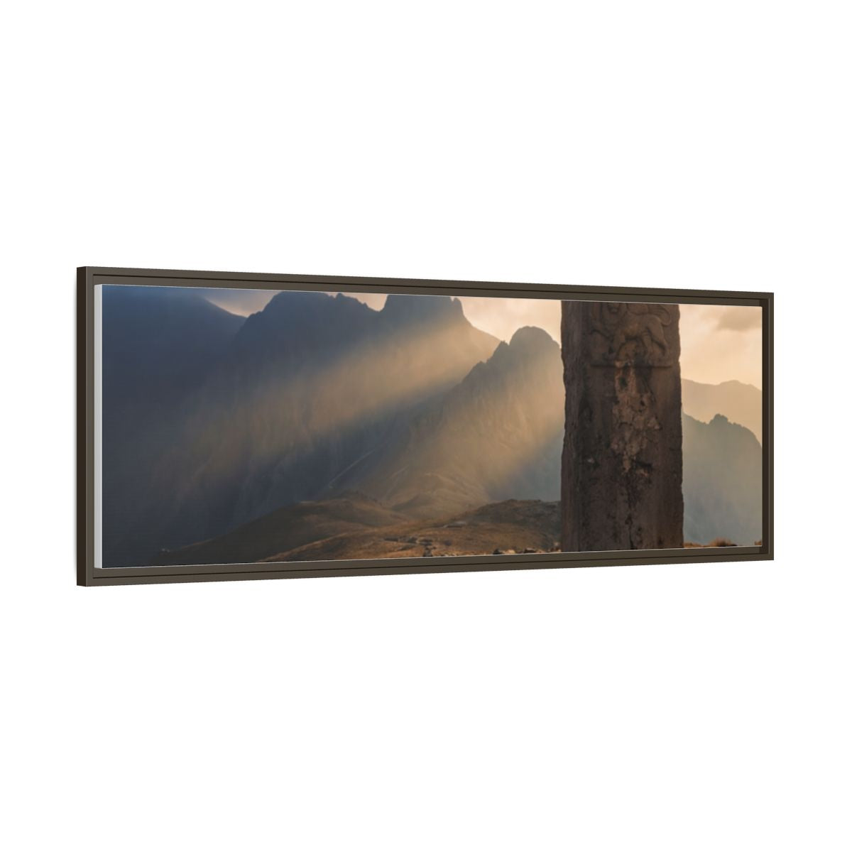 Framed Matte Canvas - Sun Peak