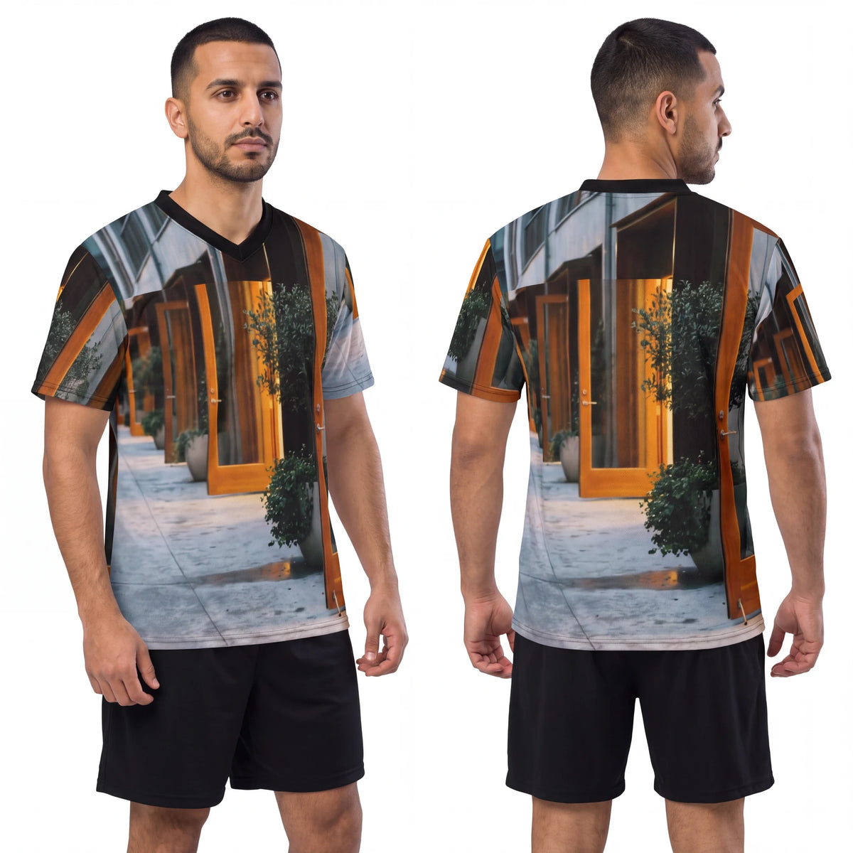Men's Football Jersey - Twilight Promenade | Echovira...