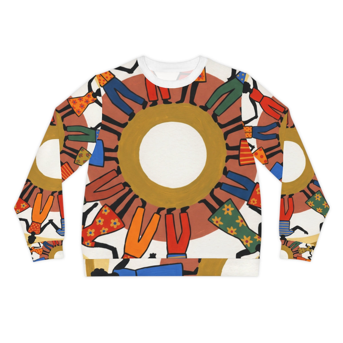 Men's Lightweight Sweatshirt - Unity Mandala Art | Echovira...