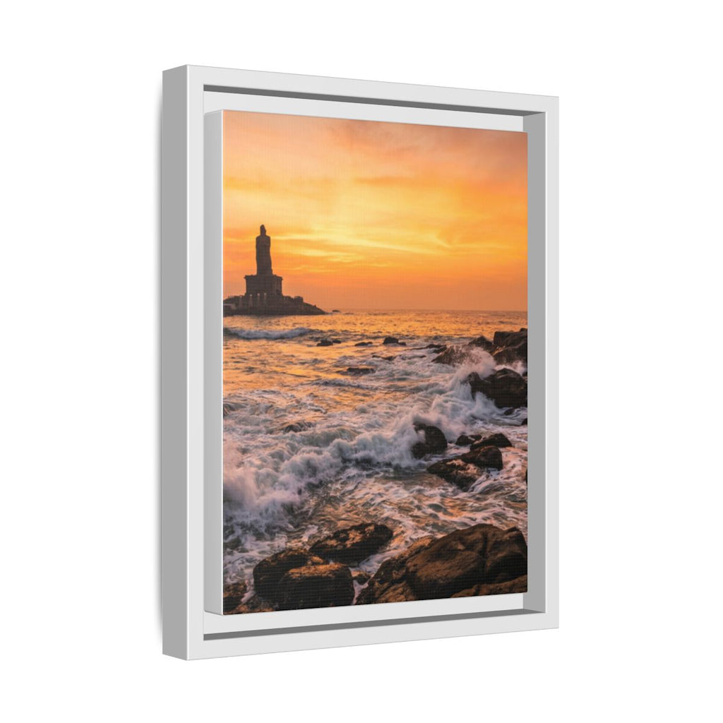 Framed Matte Canvas - Majestic Golden Coast