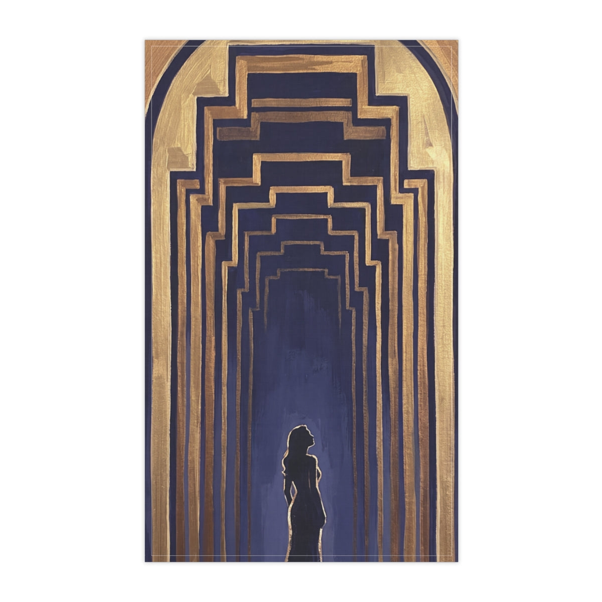 Tea Towels Set - Midnight Portal Art | Echovira Gallery