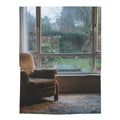 Rainy Window Reading Nook Baby Swaddle Blanket
