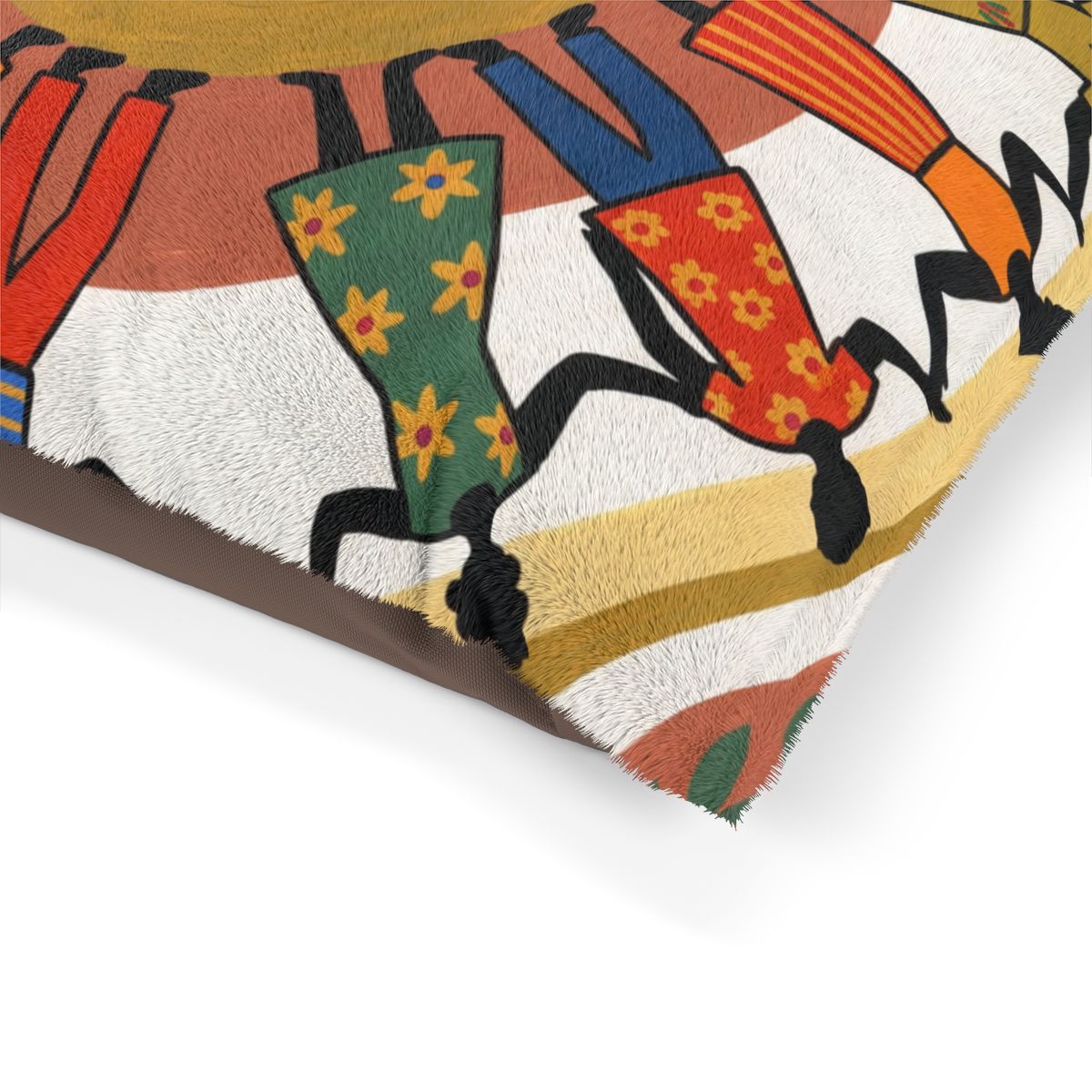Pet Bed - Unity Mandala Folk Art | Echovira Gallery
