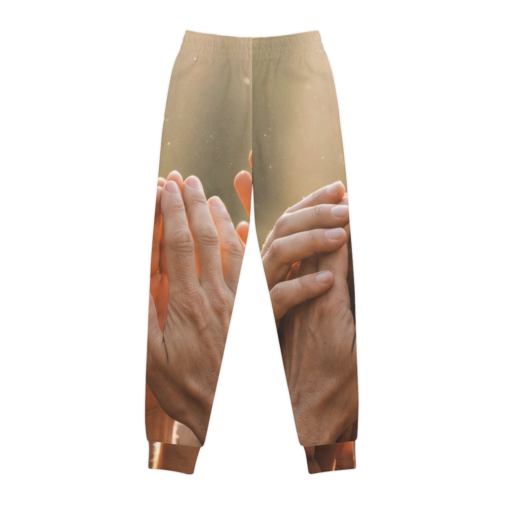 Youth Joggers - Golden Rays of Unity Wall Art | Echovira...
