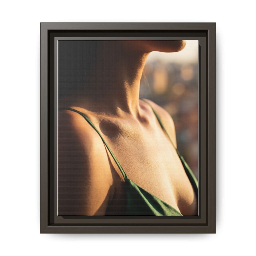 Framed Matte Canvas - Sunlit Muse