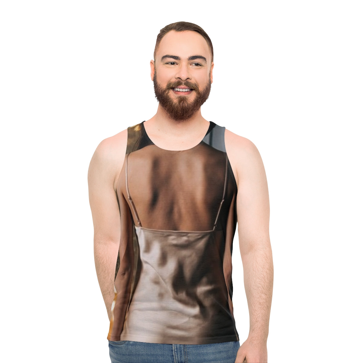 Men's Tank Top - Rainscape Grid | Echovira Gallery