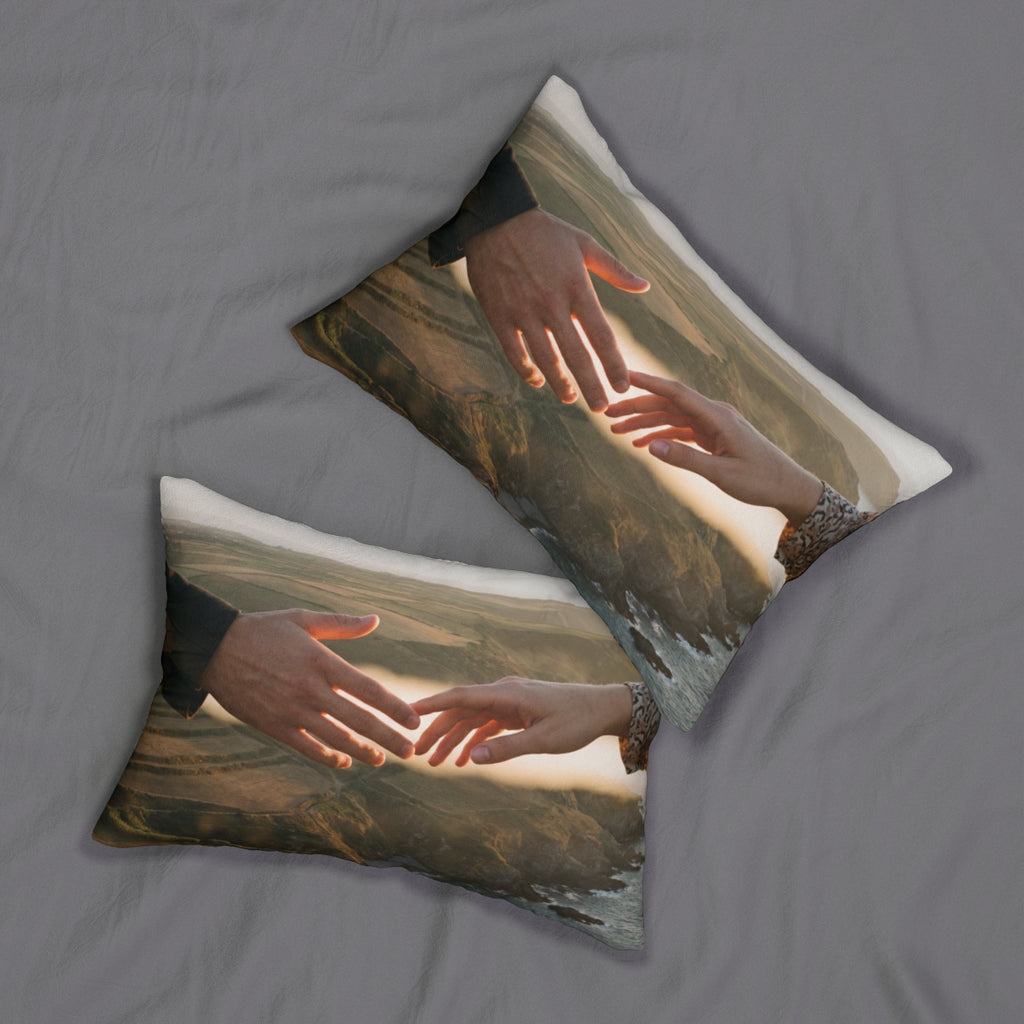Spun Polyester Lumbar Pillow - The Infinite Touch | Ethereal...