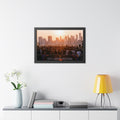 Framed Horizontal Poster - City Lights (14×11, 16×12, 16×16...