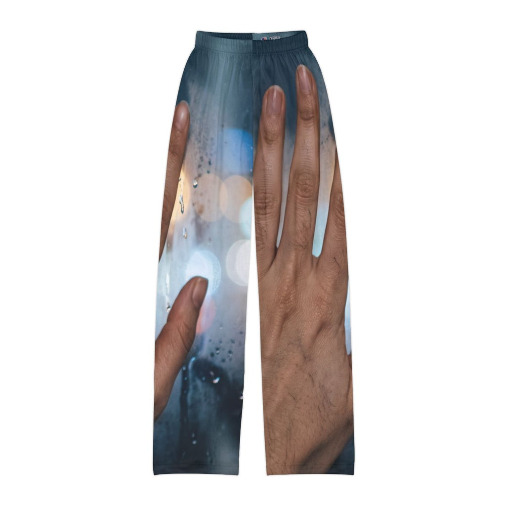 Kids Lounge Pants Rainy City Window Art