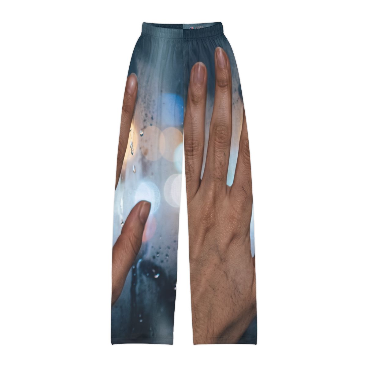 Kids Lounge Pants Rainy City Window Art
