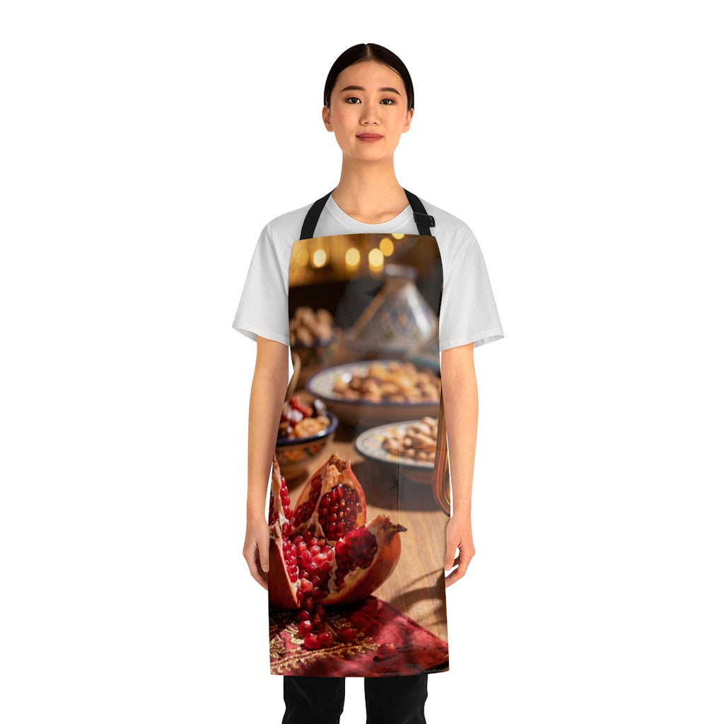 Kitchen Apron - Pomegranate Still Life | Echovira Gallery
