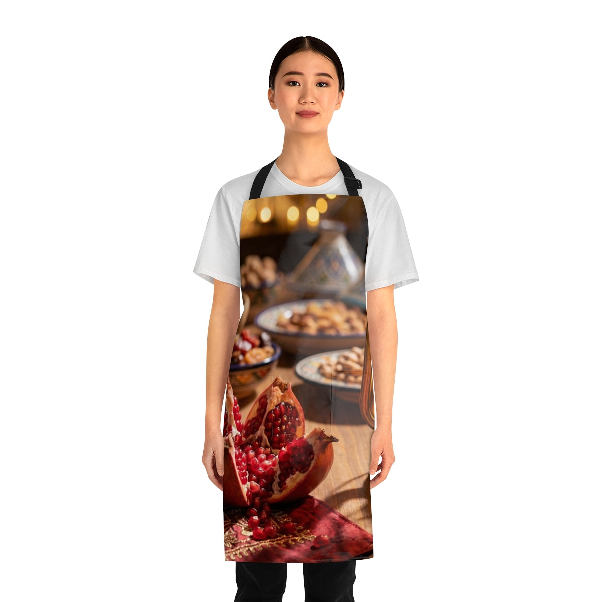 Kitchen Apron - Pomegranate Still Life | Echovira Gallery