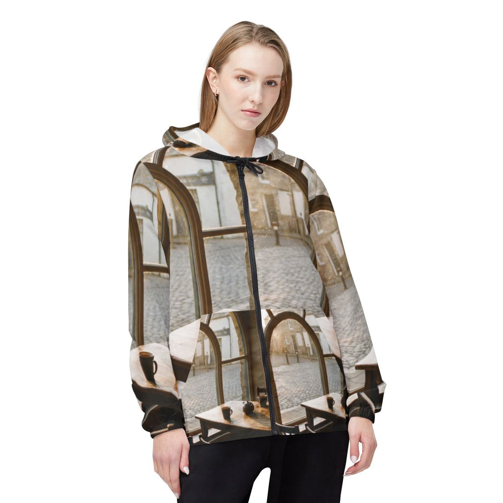 Golden Tearoom Unisex Windbreaker Jacket