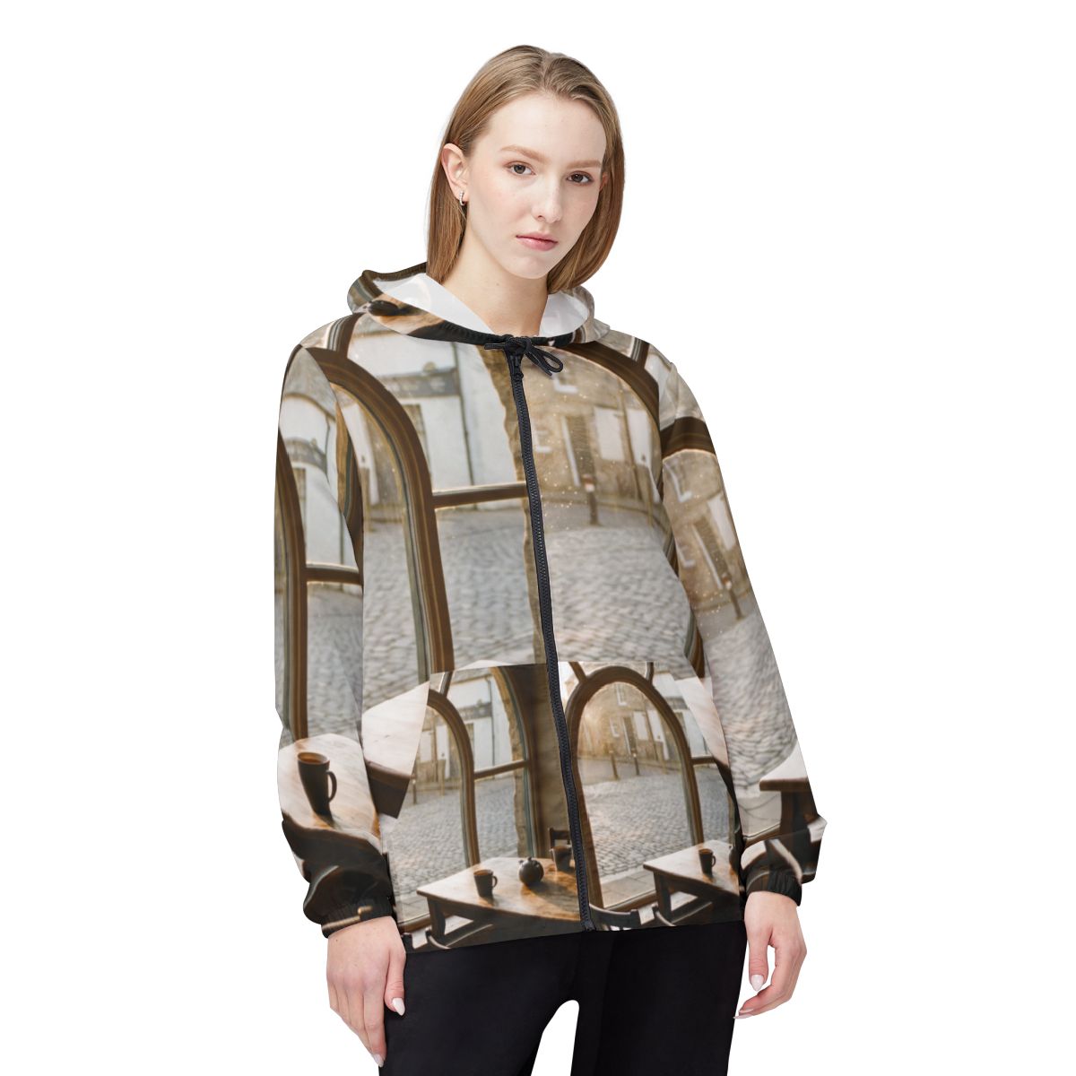 Golden Tearoom Unisex Windbreaker Jacket