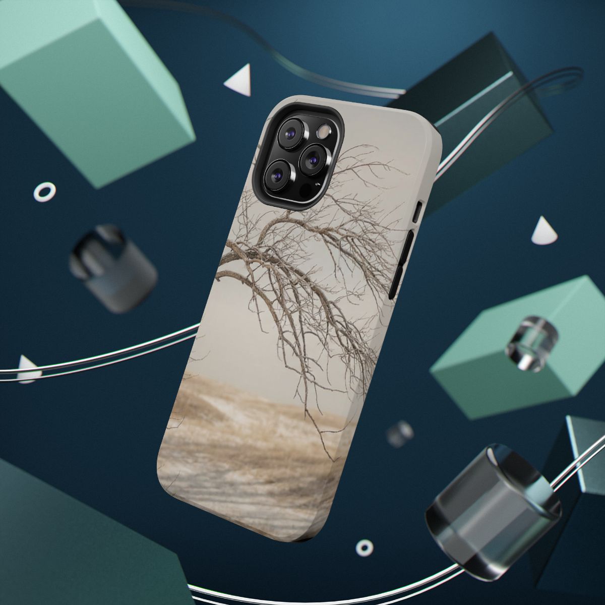 Impact-Resistant Cases - Tough Phone Case - Winter Tree Vibe— sizes part 1/2
