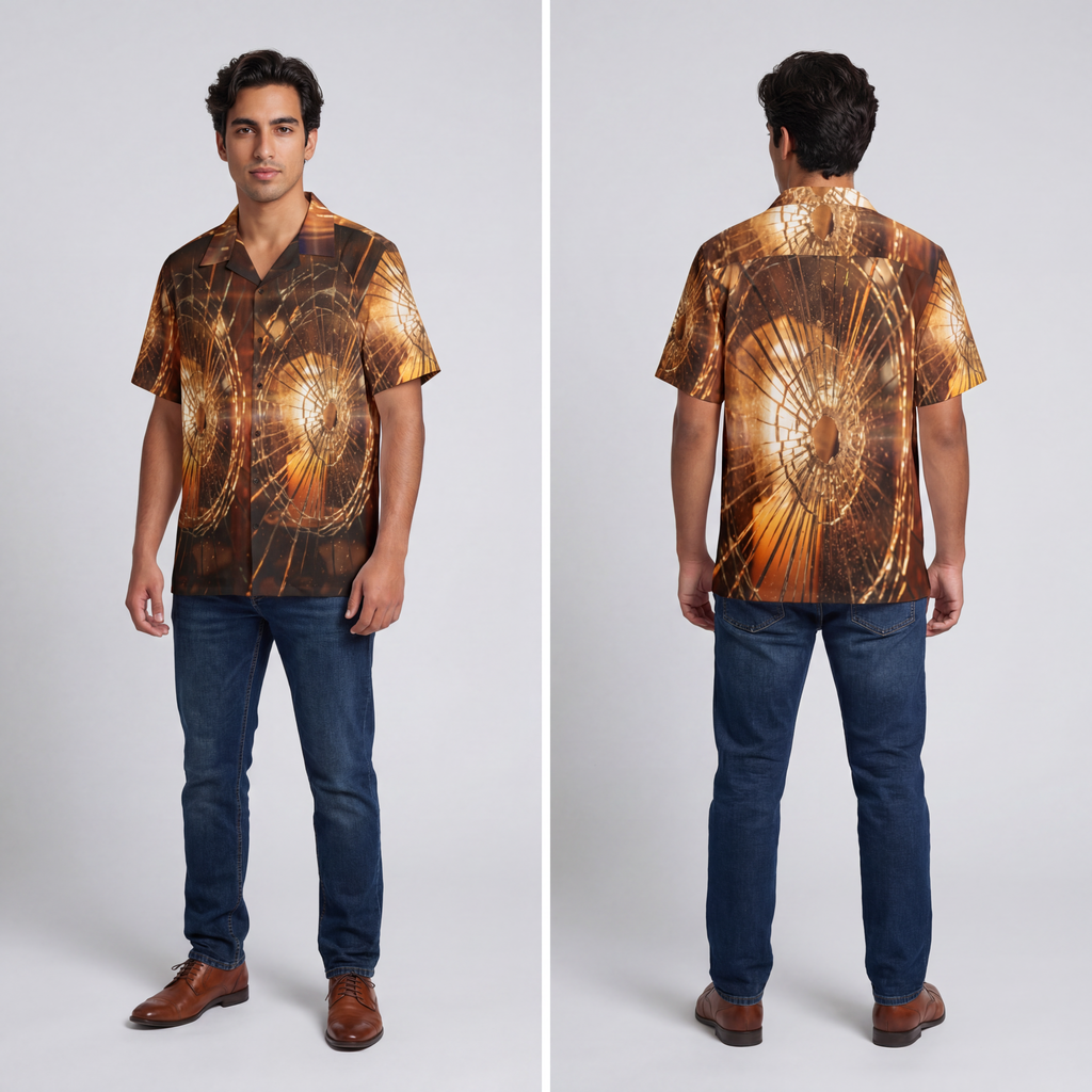 Men's Hawaiian Shirt - Cinematic Edge