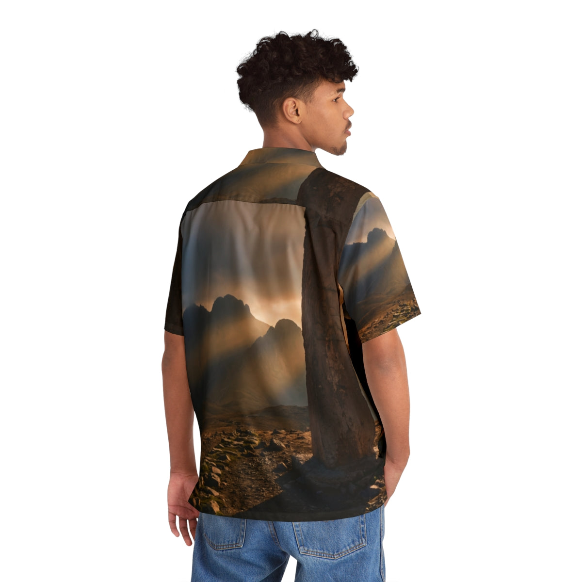 Herren Hawaiihemd - Mystic Sun