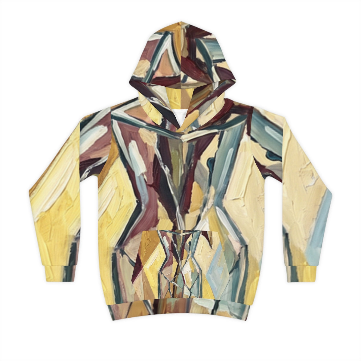 Children's Hoodie with Cubist Rose Still Life