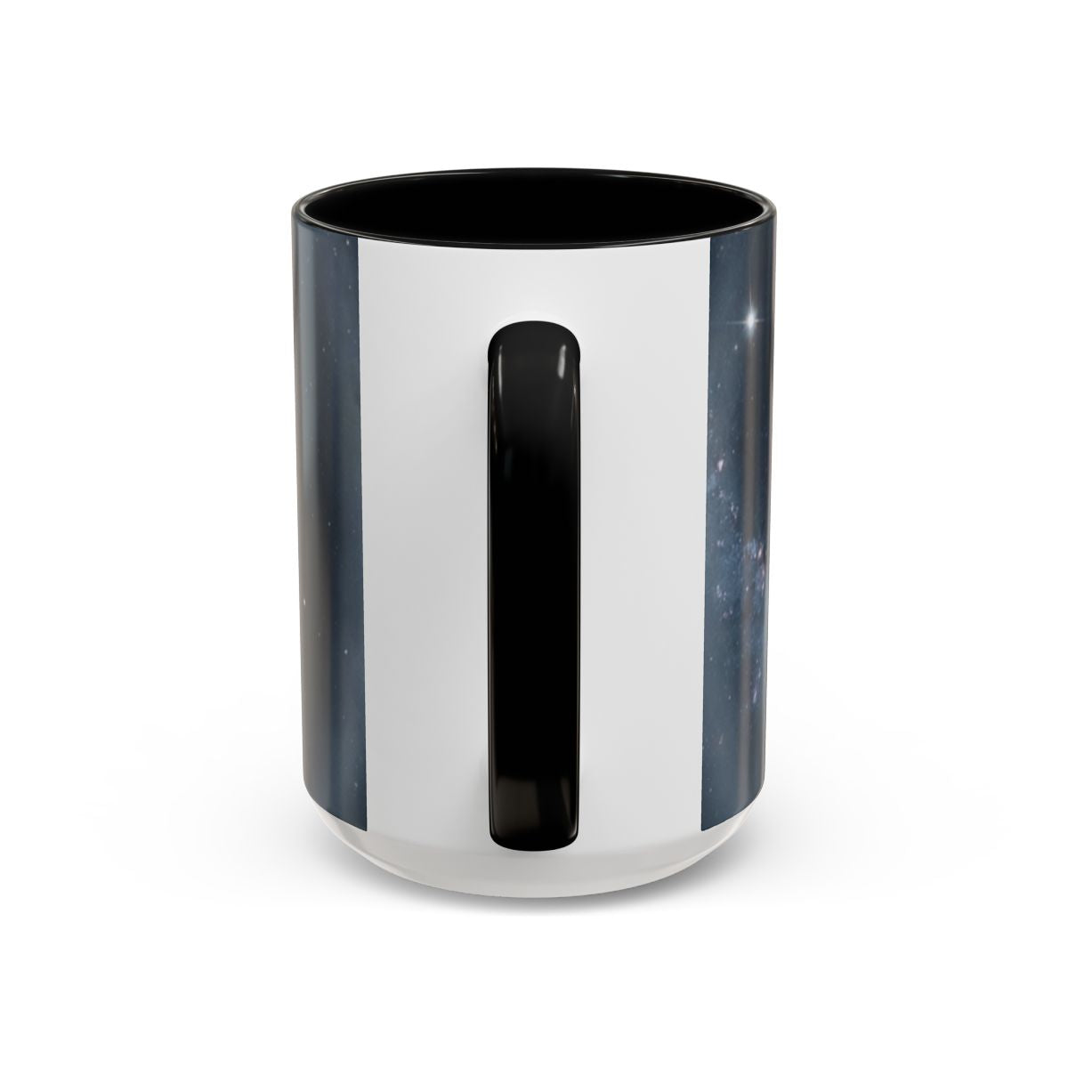 Accent Coffee Mug - Orion Cosmic Sentinel Art | Echovira...