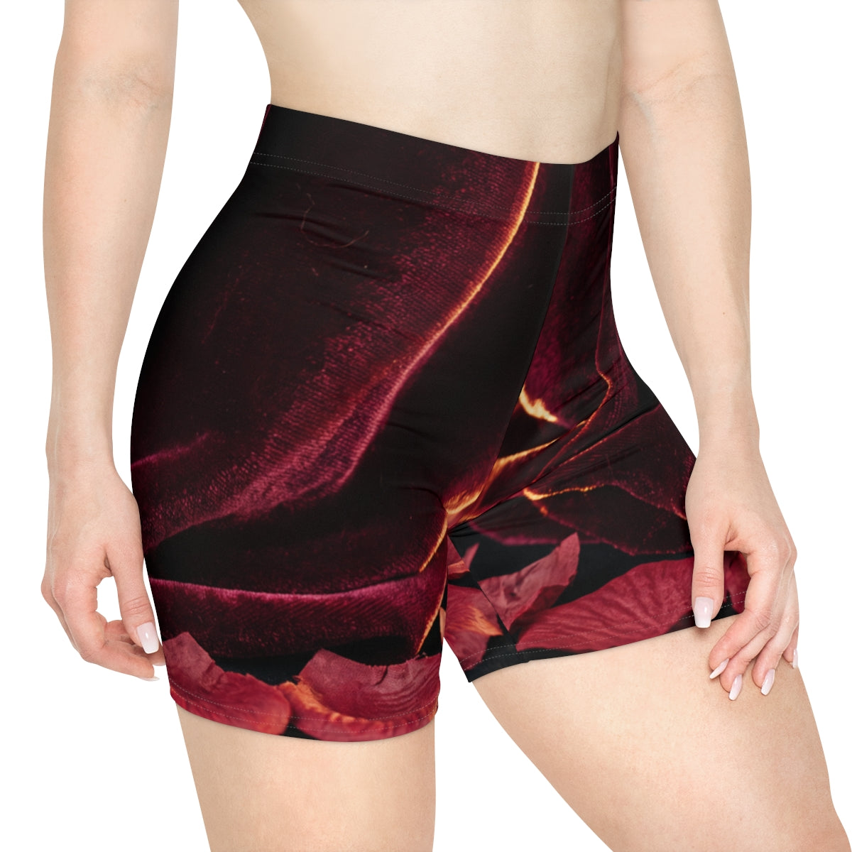Women's Biker Shorts - Velvet Petal Active | Echovira...