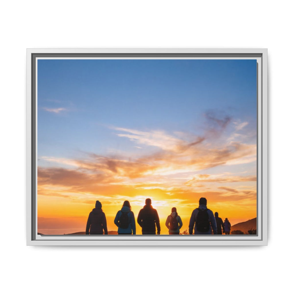 Matte Canvas, Framed - Epic Dawn Trek