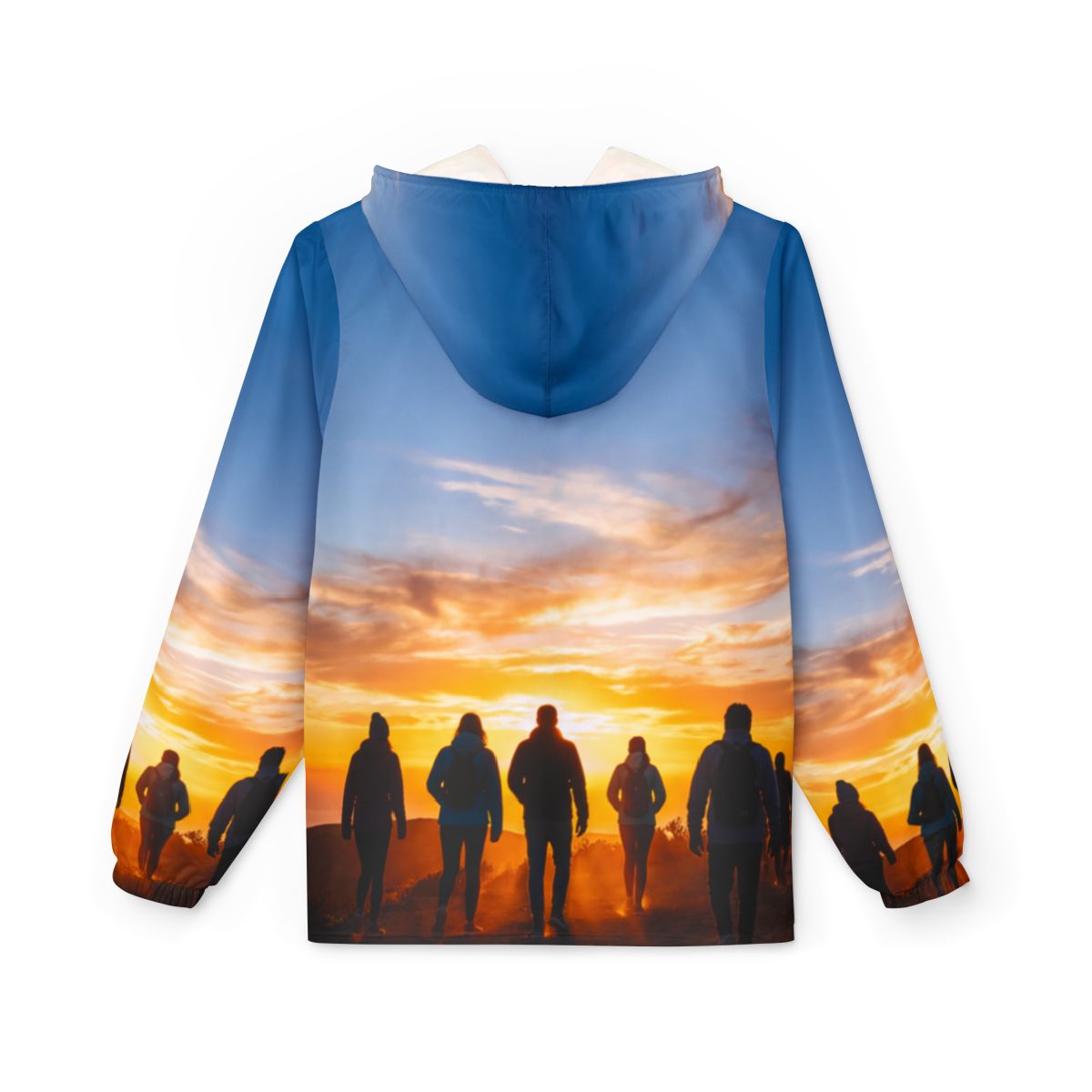 Windbreakerjacke - Goldener Wanderer Morgendämmerung
